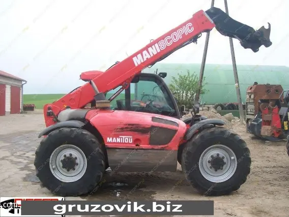 Телескопический погрузчик Manitou MLT 731 2007 года б/у фото 2