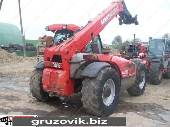 Телескопический погрузчик Manitou MLT 731 2007 года б/у фото 3