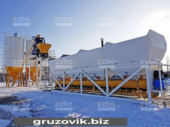 Мобильный асфальтобетонный завод ZZBO Скип-60 2019 года б/у фото 9