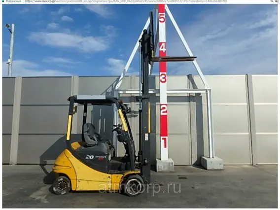 Вилочный погрузчик FORKLIFT FB20A-12 2010 года б/у фото 7
