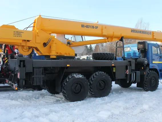 Автокран Камаз 43118 Ивановец КС-45717К-ЗР 2025 года новый фото 3