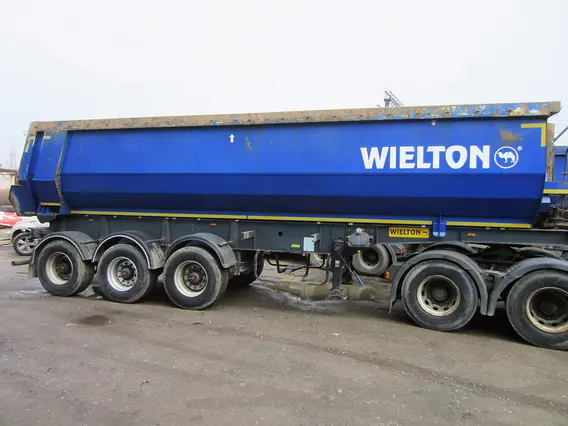 Самосвальный полуприцеп Wielton SN 3 2014 года б/у фото 2