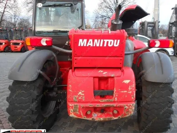 Телескопический погрузчик Manitou MT 732 2010 года б/у фото 4