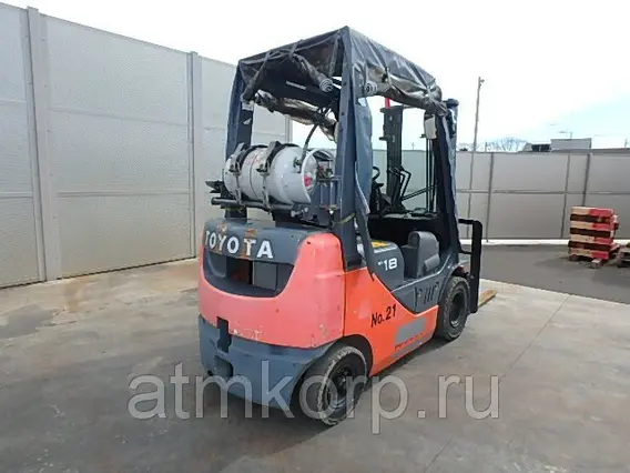 Вилочный погрузчик Toyota FORKLIFT 02-8FG18 2008 года б/у фото 2