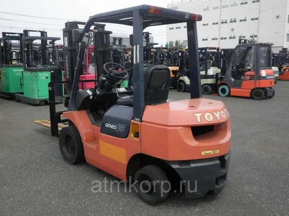 Вилочный погрузчик Toyota FORKLIFT 02-7FD25 2000 года б/у фото 2