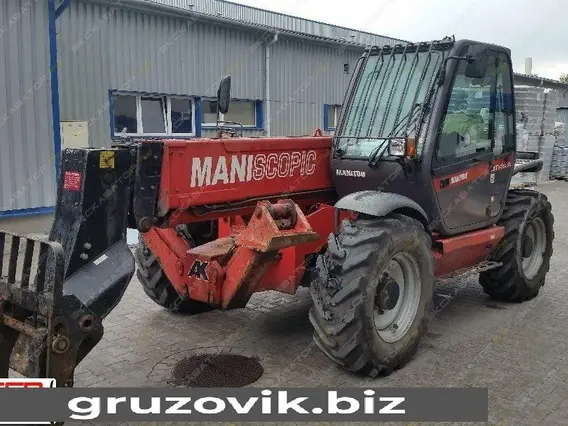 Телескопический погрузчик Manitou MT 1435 2007 года б/у фото 2