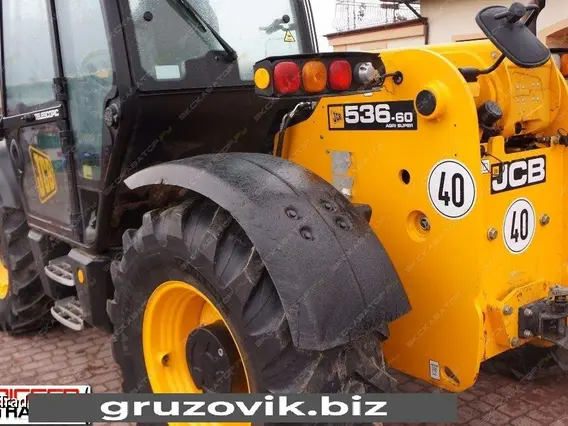 Телескопический погрузчик JCB 536-60 Agri Super 2011 года б/у фото 6