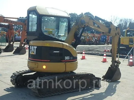 Экскаватор Caterpillar 303SR 2004 года б/у фото 2