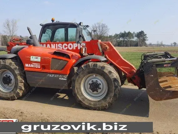 Телескопический погрузчик Manitou MLT 634-120 2004 года б/у фото 2