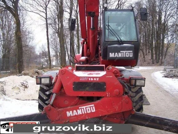 Телескопический погрузчик Manitou 1542 MRT 2000 года б/у фото 2