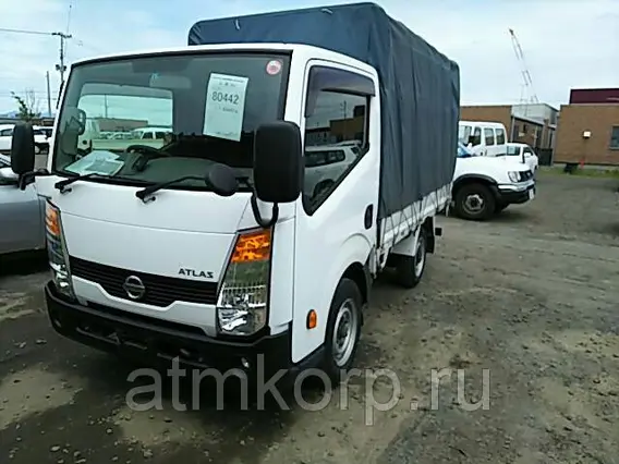 Тентованный грузовик Nissan ATLAS SZ1F24 2012 года б/у фото 2