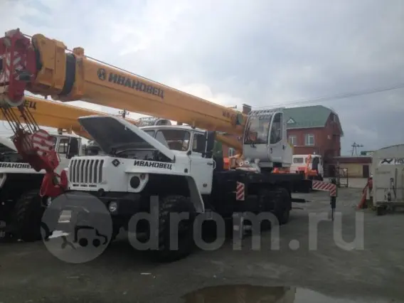 Автокран Урал 4320 Ивановец КС-45717-1 2026 года новый фото 5