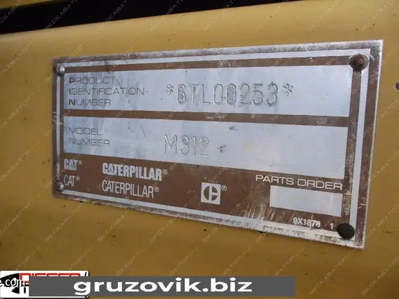 Экскаватор Caterpillar M312 VA 1997 года б/у фото 6