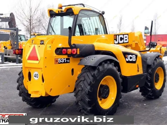Телескопический погрузчик JCB LOADALL 531-70 2012 года б/у фото 9