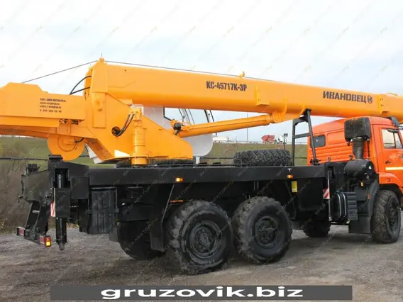 Автокран Камаз 43118 Ивановец КС-45717К-3Р 2026 года новый фото 3