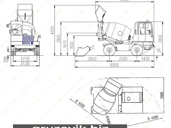 Бетоносмеситель MEV BT3500 2019 года новый фото 4