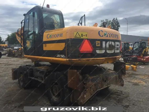 Экскаватор-погрузчик JCB JS 160W 2010 года б/у фото 4