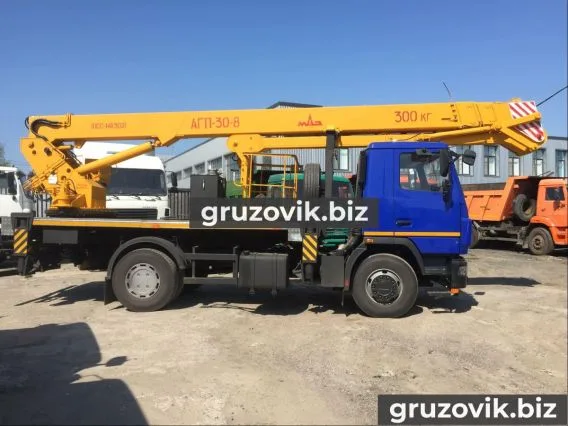 Автовышка МАЗ 5340С2 2022 года новый фото 3