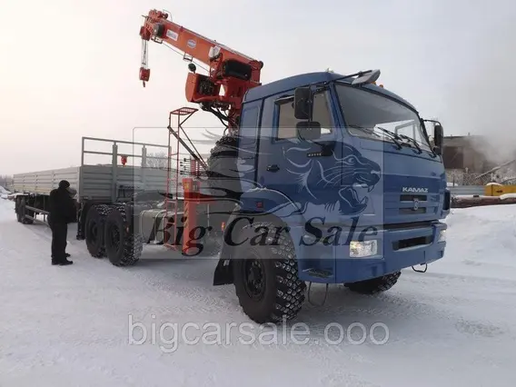 Тягач с КМУ Камаз 43118-46 2018 года новый фото 3