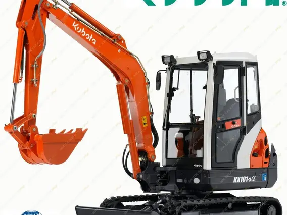 Экскаватор-погрузчик Kubota KX101-3a 2018 года б/у