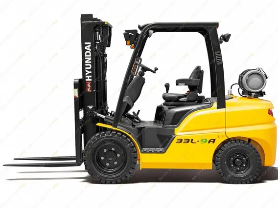 Вилочный погрузчик Hyundai 30L-9A 2018 года б/у фото 3