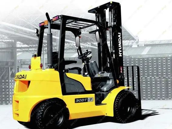 Вилочный погрузчик Hyundai 30DT-7 2018 года новый фото 3
