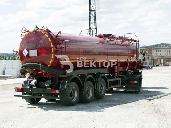 Полуприцеп-цистерна ППЦ ВЕКТОР ППЦВ-30ОД 2017 года б/у фото 4