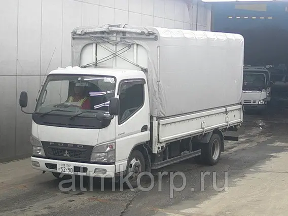 Тентованный грузовик MITSUBISHI CANTER FE72B 2008 года б/у