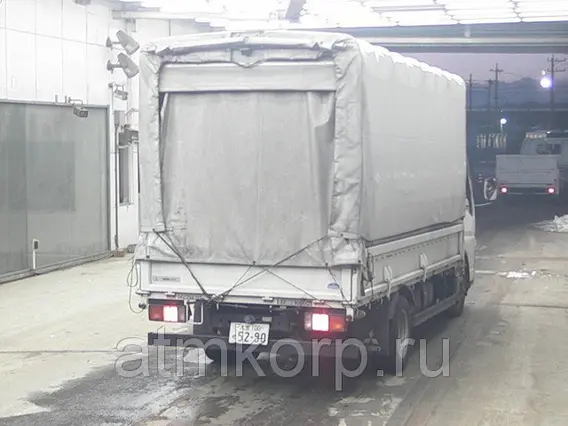Тентованный грузовик MITSUBISHI CANTER FE72B 2008 года б/у фото 2