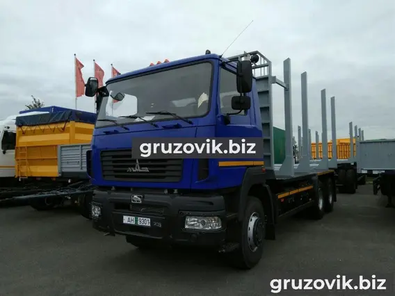 Лесовоз с КМУ МАЗ 6312C9-528-012 2021 года новый