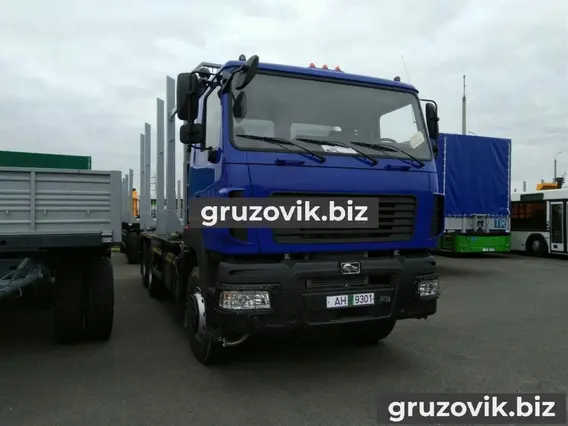 Лесовоз с КМУ МАЗ 6312C9-528-012 2021 года новый фото 2