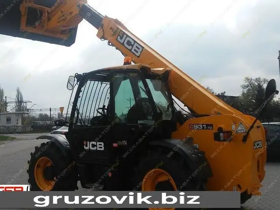 Телескопический погрузчик JCB LOADALL 531-70 2013 года б/у фото 4