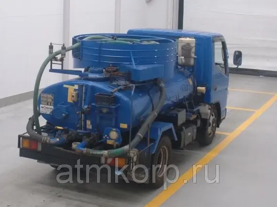 Вакуумная автоцистерна Mitsubishi CANTER FE73D 2008 года б/у фото 2