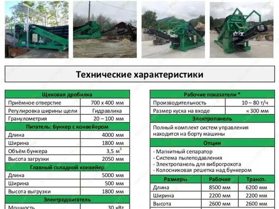 Дробильная установка KOMPLET LEM 2025 года новый фото 2