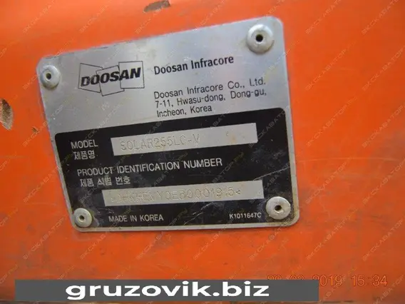 Экскаватор Daewoo SOLAR 255LC-V 2011 года б/у фото 16