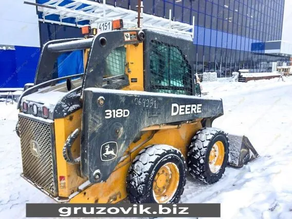 Фронтальный погрузчик John Deere 318d 2012 года новый фото 2