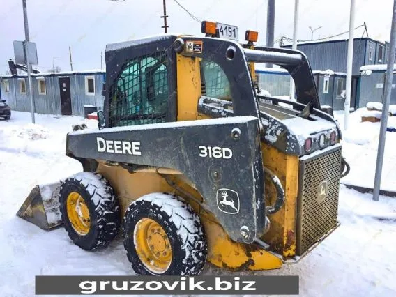 Фронтальный погрузчик John Deere 318d 2012 года новый фото 9