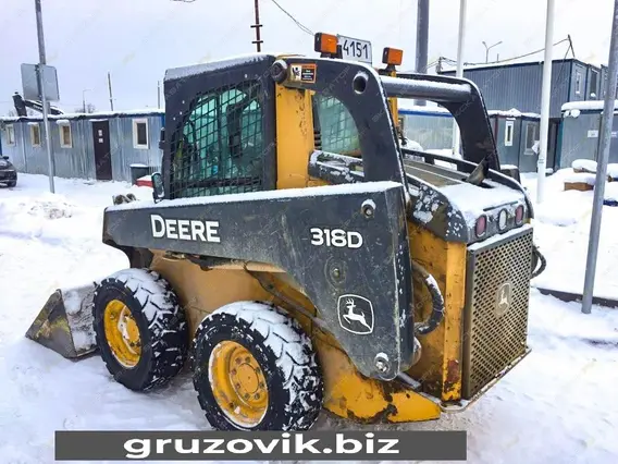 Фронтальный погрузчик John Deere 318d 2012 года новый фото 9