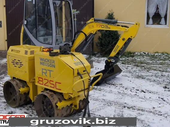 Дорожный каток Wacker Neuson RT 82-SC 2003 года б/у фото 8