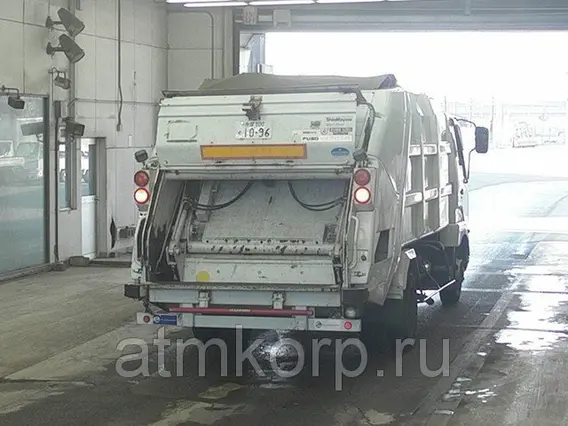 Мусоровоз MITSUBISHI FUSO FK71F 2008 года б/у фото 2