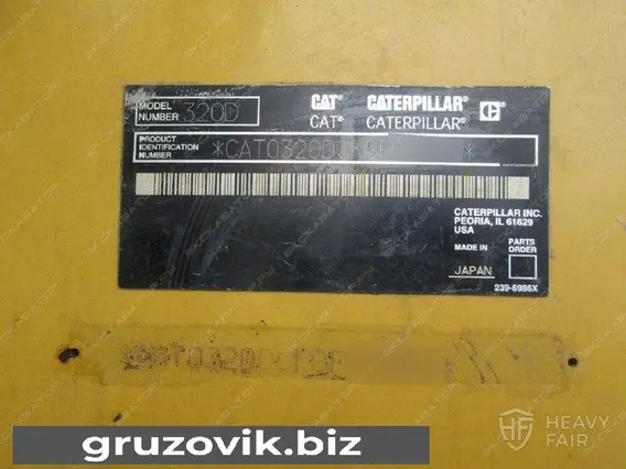 Экскаватор Caterpillar 320D L 2008 года новый фото 6