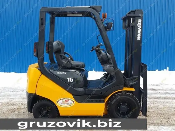 Вилочный погрузчик Komatsu FD15T-21 2012 года б/у фото 16