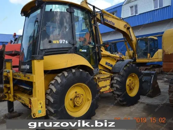 Экскаватор-погрузчик Komatsu WB97S-5 2012 года б/у фото 6