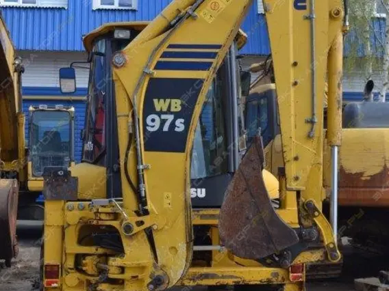 Экскаватор-погрузчик Komatsu WB97S-5 2012 года б/у фото 8