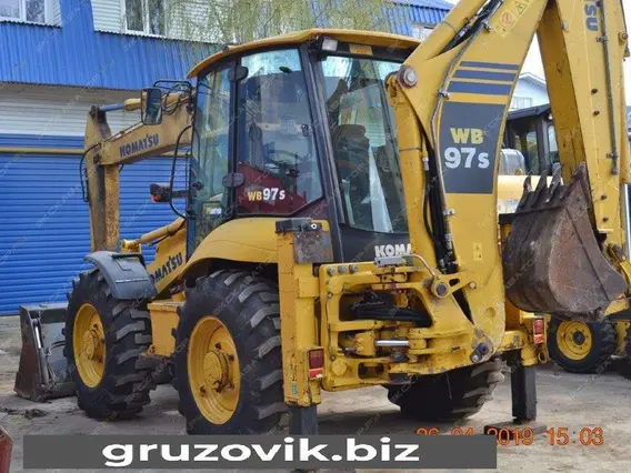 Экскаватор-погрузчик Komatsu WB97S-5 2012 года б/у фото 10