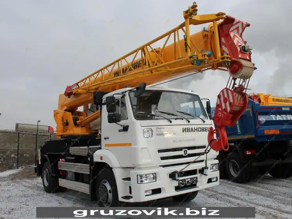 Автокран Камаз 53605 Ивановец КС-55744-1 2026 года новый фото 6