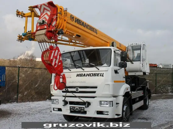 Автокран Камаз 53605 Ивановец КС-55744-1 2026 года новый фото 7