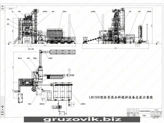 Мобильный асфальтобетонный завод Yalong LB1500 2019 года б/у фото 4