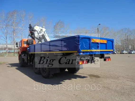 Самопогрузчик Бортовой автомобиль КАМАЗ 43118 с КМУ ИНМАН IM240 2018 года б/у