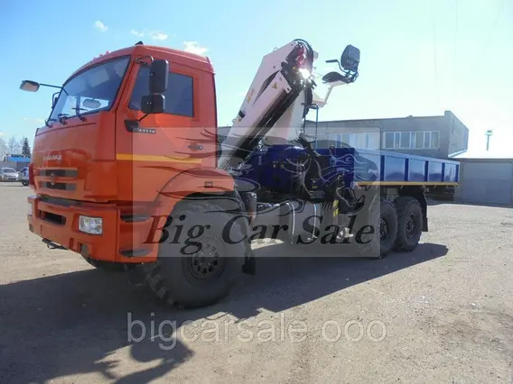 Самопогрузчик Бортовой автомобиль КАМАЗ 43118 с КМУ ИНМАН IM240 2018 года б/у фото 3
